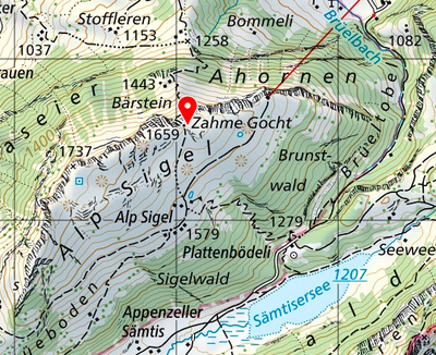 Alpenverein Bergtour Zahme Gocht 1.660 m / Alpstein CH
