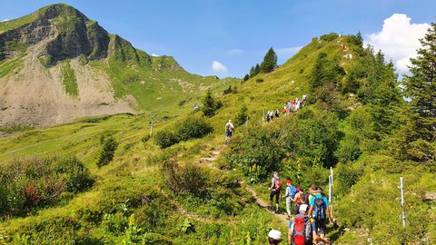 Bergtour auf das Glatthorn