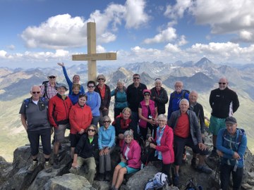 Bergtour auf das Schwarzhorn 3146 m