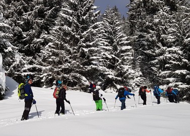 Skitour Hoch Gerach und Vorderwaldrunde