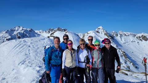 Skitour Vergaldner Schneeberg 2.588m