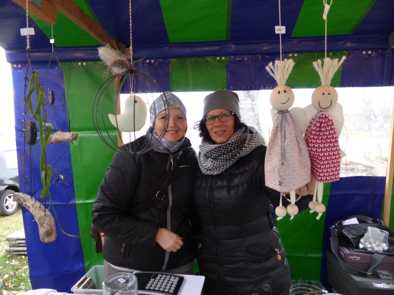 Marktteilnehmerinnen Mirjam Curman und Ingrid Oberwaditzer - Markt 2016