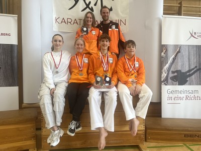 Karateclub Rankweil - Tolle Medaillenerfolge auf der Landesmeisterschaft