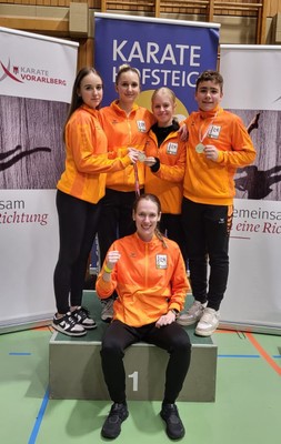 Raiffeisen Karateclub Rankweil bei den österreichischen Nachwuchsmeisterschaften