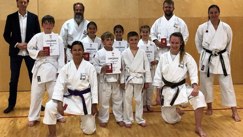 Raiffeisen Karateclub Rankweil - Erfolgreiche Gürtelprüfungen