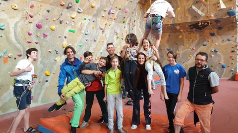 ERASMUS+ "Jugend in Aktion": Kletterhalle – Sargans