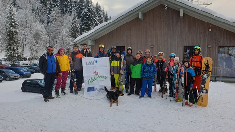 ERASMUS+ "Jugend in Aktion": Skitag am Sonnenkopf