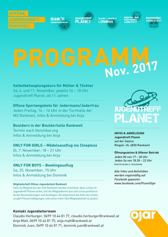 Programm November 2017