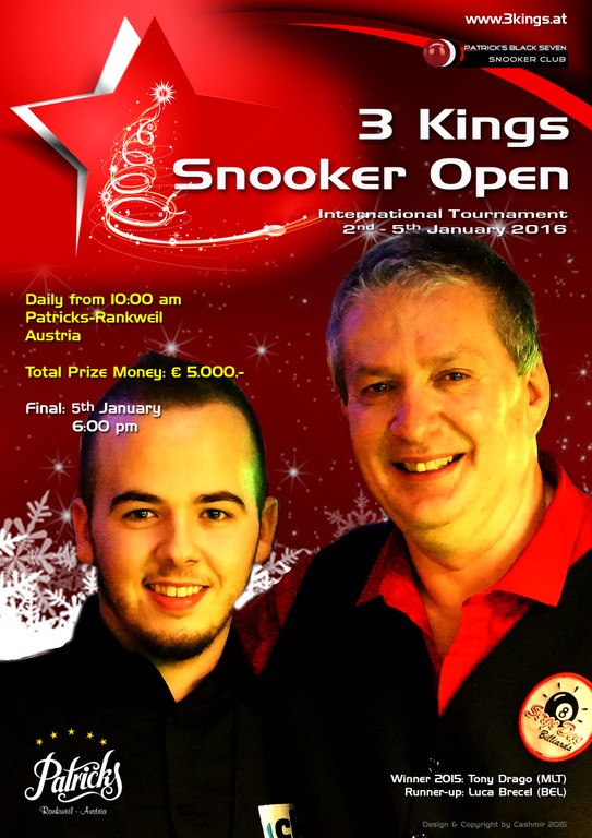 Poster 3 Königs Snooker Open 2016