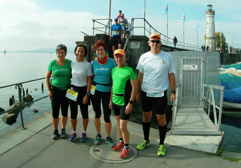 Die Halbmarathon-LäuferInnen der TS Rankweil