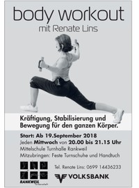 Body Workout mit Renate Lins